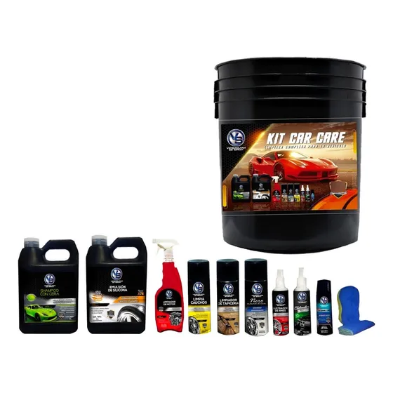Promoción Kit Car Care Limpieza Completa Para Tu Vehículo Vs