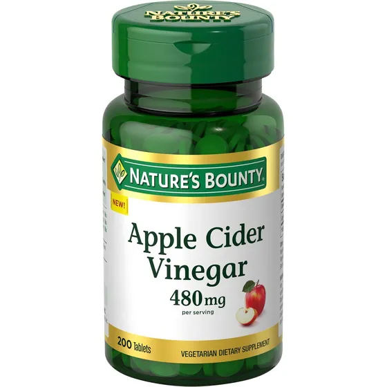 Suplemento De Vinagre De Sidra De Manzana Nature's Bounty 48