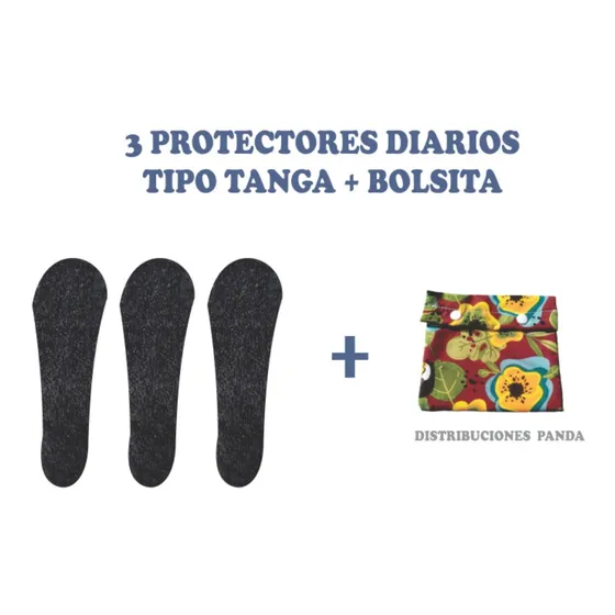 3 Protectores Diarios Tanga 