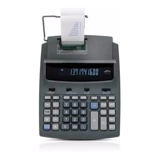 Calculadora Cifra Pr-255 Papel Termico Uso Intensivo Color Gris oscuro