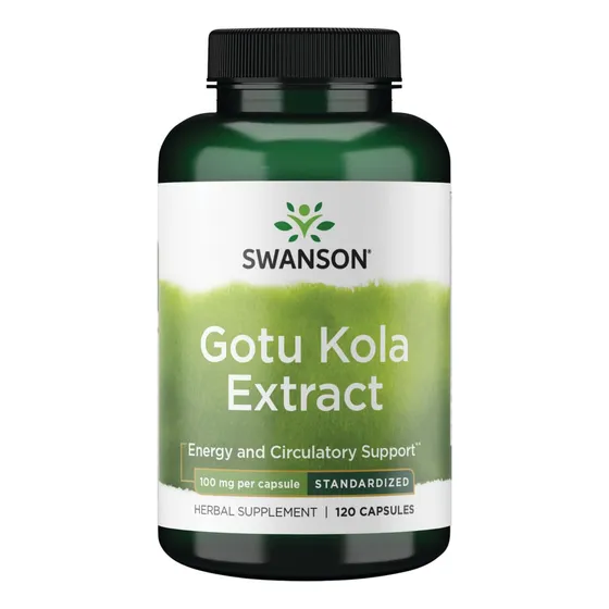 Suplemento Swanson Gotu Kola 100 mg 120 cápsulas