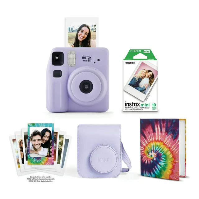 Fujifilm Instax Mini Se Camara Instantanea + Combo Regalos Lavanda