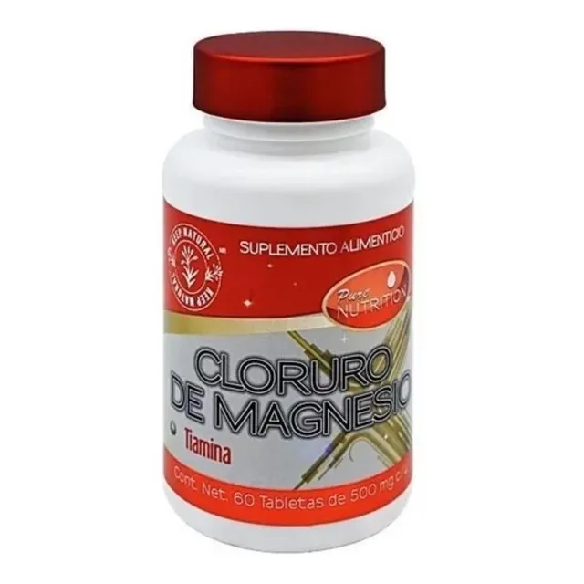 Cloruro De Magnesio + Tiamina 60 Tabs De 500 Mg Keep Natural Sabor Sin Sabor