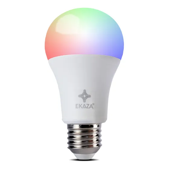 Lâmpada Inteligente Ekaza Ekhm-T609 Rgb A60 9W+3RGB Smart Alexa e Google Home