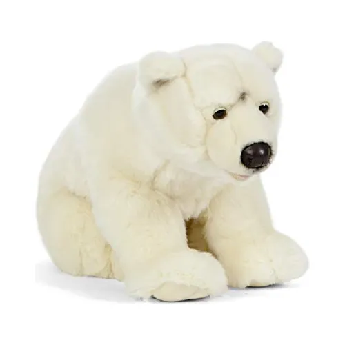Oso Polar De La Naturaleza Viva, Juguete De Oso Suave B31g5