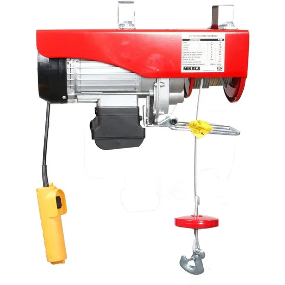 Polipasto Electrico 400 Kg 850 W Potente Motor Mikels