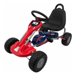 Go Kart Montable De Pedales Niño Niña Elegante Metálico Color Negro Go Kart Montable De Pedales Niño Niña Elegante Metálico Color Negro