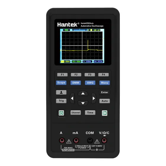 Osciloscopio Hantek 2d82 Automotriz Con Generador Señales