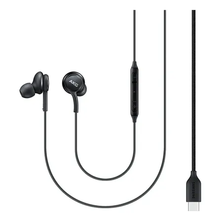 Fone Samsung Akg Usb Tipo-c Com Fio E Controles - Samsung Cor Preto