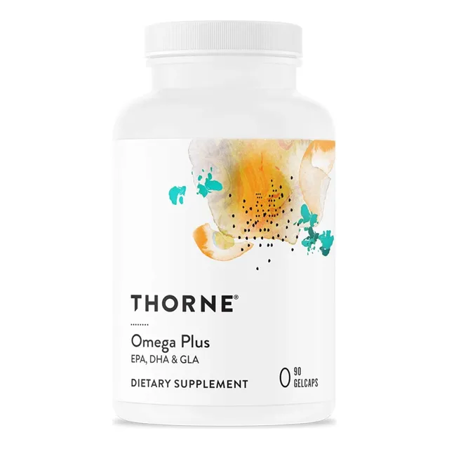 Omega Plus Thorne 90 Cápsulas Blandas Sabor Sin Sabor
