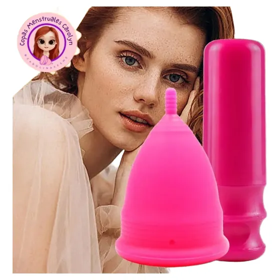 Copas Menstruales + Aplicador  - Tallas S Y L Silicon Medico