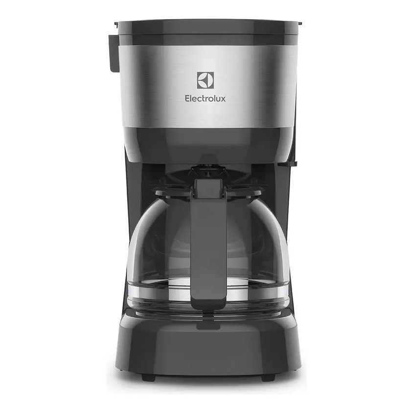 Cafeteira elétrica Electrolux inox filtro permanente removivel corta pingos capacidade 600ml 15 xicaras função manter aquecido sistema ECM10