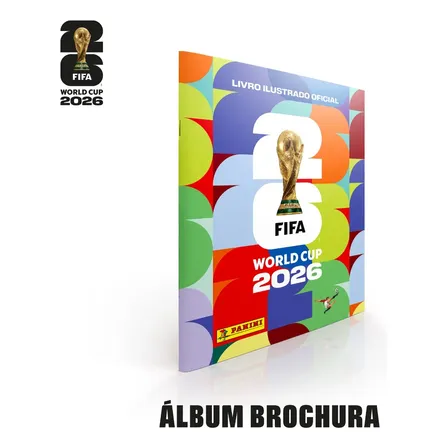 Álbum Copa Do Mundo 2026 Capa Mole Envio Rapido Original