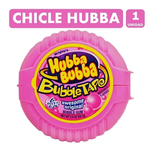 Chicles Hubba Bubba Bubble Tap - Contiene 56 Gramos.