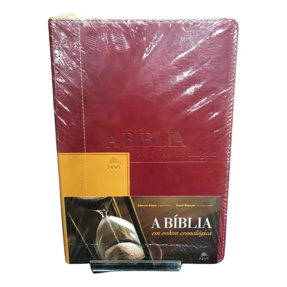 Biblia Em Ordem Cronológica Nvi Vermelha E Mostarda