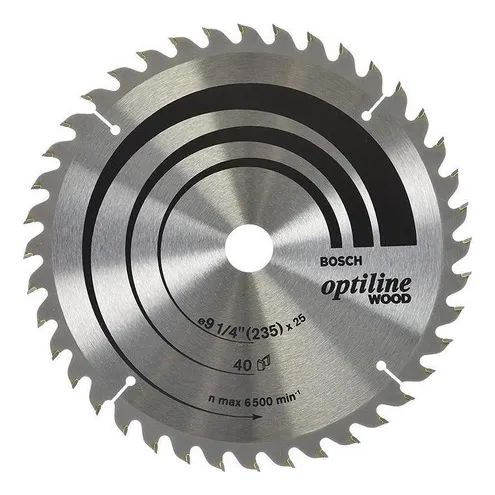 Disco Sierra Circular 235mm 9 1/4puLG 40d Atb Optiline Wood