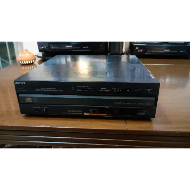Cd Player Cdp - C502m Carrossel Funcionando Leia /descrição Preto