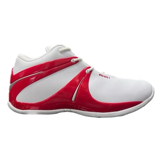 Zapatillas De Basquet Basketball And1 Rise Blanca Roja