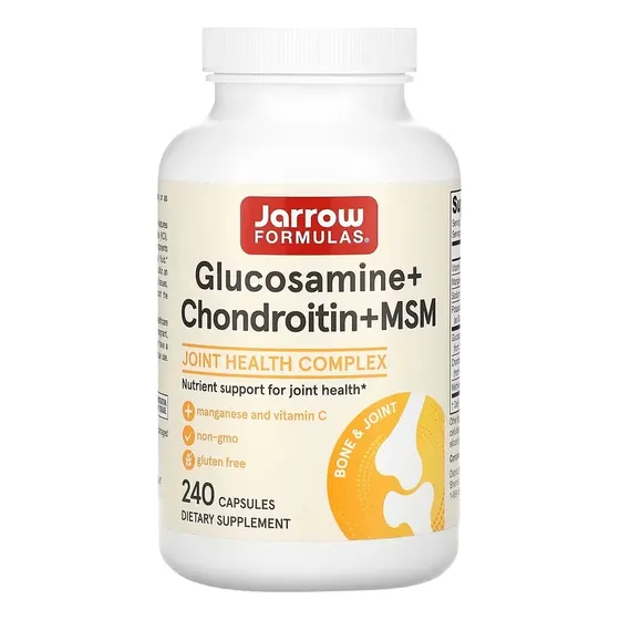 Jarrow Formulas Glucosamina Condroitina Y Msm 240 Caps Sfn