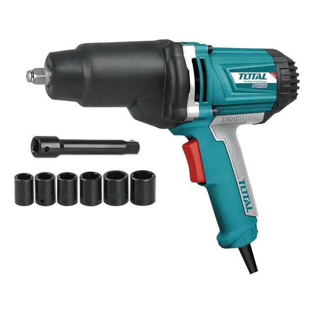Llave De Impacto Eléctrica 550nm 1050w (1/2) + 6 Dados Total