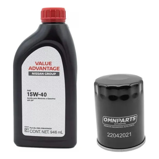 Filtro De Aceite Omniparts+aceite 15w40 P/honda Hr-v 2021