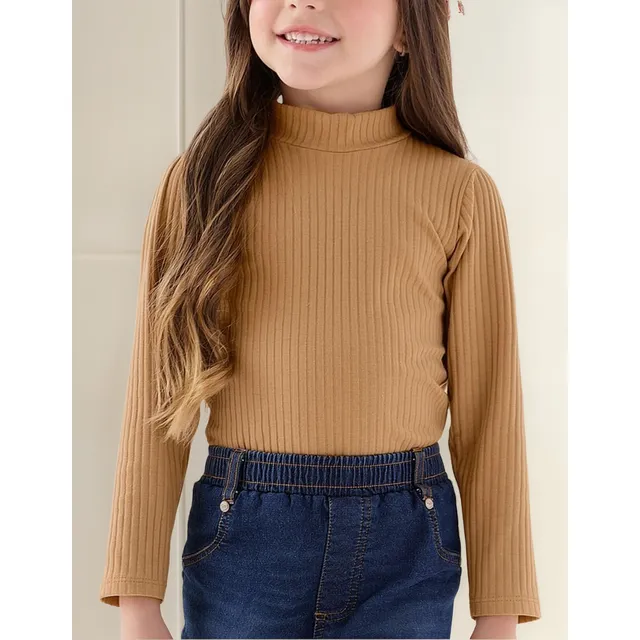 2 Poleras Para Niña Calidad Premium Algodon Suaves Calentita