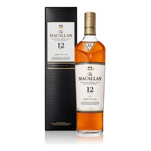 Whisky Macallan 12 Years Sherry Oak 40º Botella 700ml