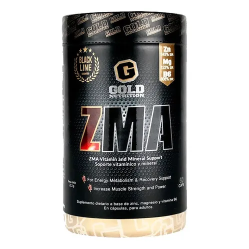 Zma Gold Nutrition Zinc Magnesio Precursor De Testosterona Sabor Sin sabor