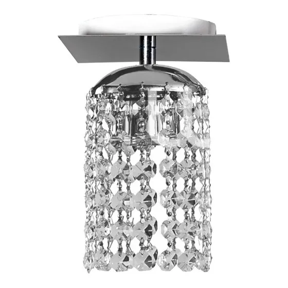 Araña Plafon Cairel Cromado Lyon 1 Luz Deco Moderno Apto Led
