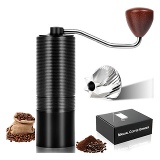 Moedor De Café Inox Com Manivela Manual Cafeteira Grãos Moedor De Café Inox Com Manivela Manual Cafeteira Grãos