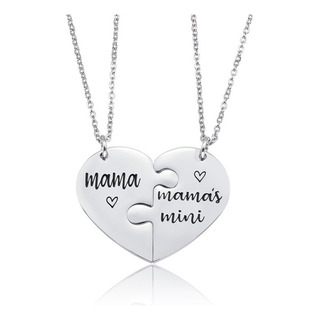 Regalos Para El Día De La Madre Collar En Forma Corazón 2pcs Regalos Para El Día De La Madre Collar En Forma Corazón 2pcs