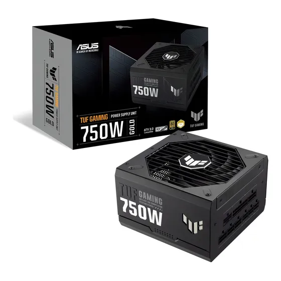 Fuente De Poder Pc 750w Asus Tuf Gaming 750g 80 Plus Gold Modular