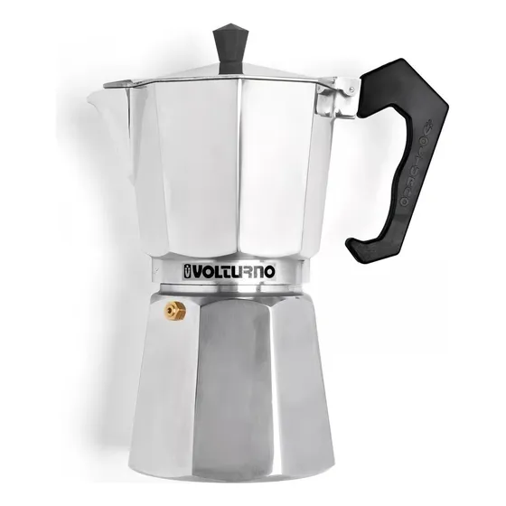 Cafetera Volturno 6 Pocillos Tipo Italiana Moka Express