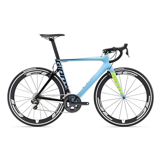 Bicicleta Speed Aero Giant Propel Carbono Advanced 0 11v Cor Azul Tamanho do quadro XL