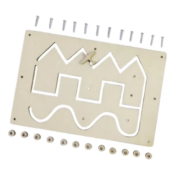 Diy Busy Board Atividades Pré-escolares Pista Brinquedo De