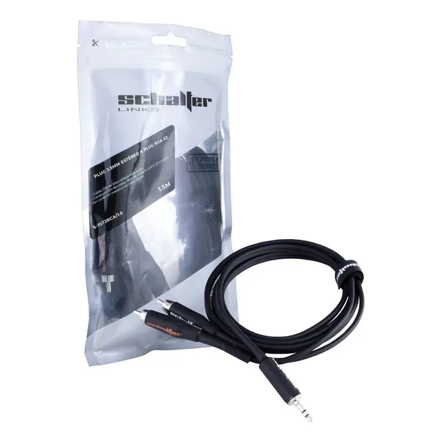 Cable Plug 3.5 A Rca X2 De 1.5m Cobre Libre Oxigeno