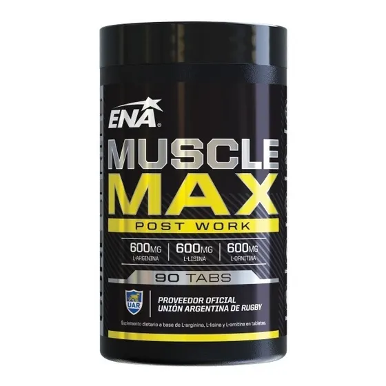 Muscle Max (90 Tabs) - Ena Sport - Arginina Ornitina