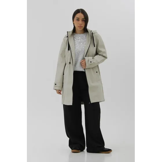 Campera Upminorista Piloto Engomado Impermeable Mujer