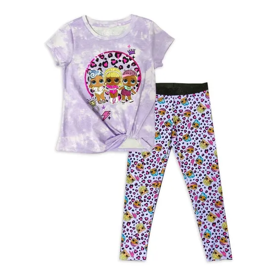 Conjunto Lol Surprise Animal Print Usa Niñas  6-6x Y 10-12