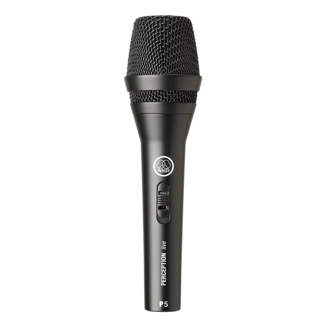 Akg P5s Microfono De Mano Para Voces Dinamico Supercardioide Color Negro