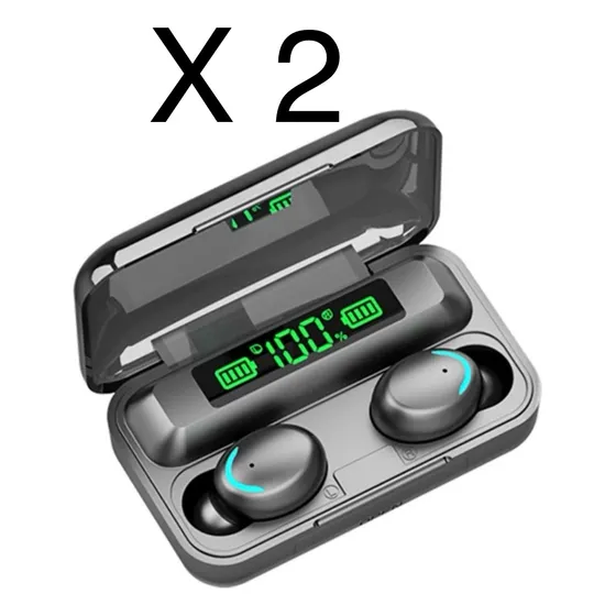Audífonos Inalámbricos  F9 5c Tws Bluetooth 5.0 + Powerbank