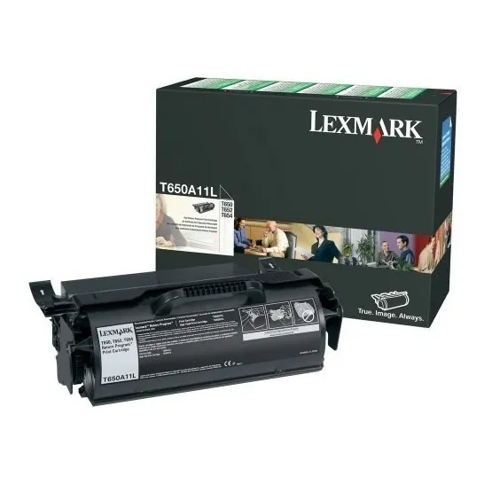 Cartucho Original De Tóner Negro Lexmark T650a11l P-7,000 