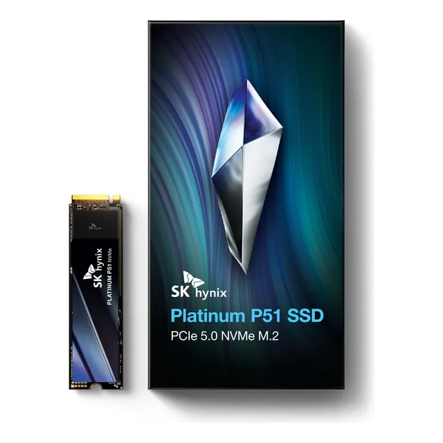 Sk Hynix Platinum P51 1tb Pcie Gen5 Nvme M.2 2280 Ssd