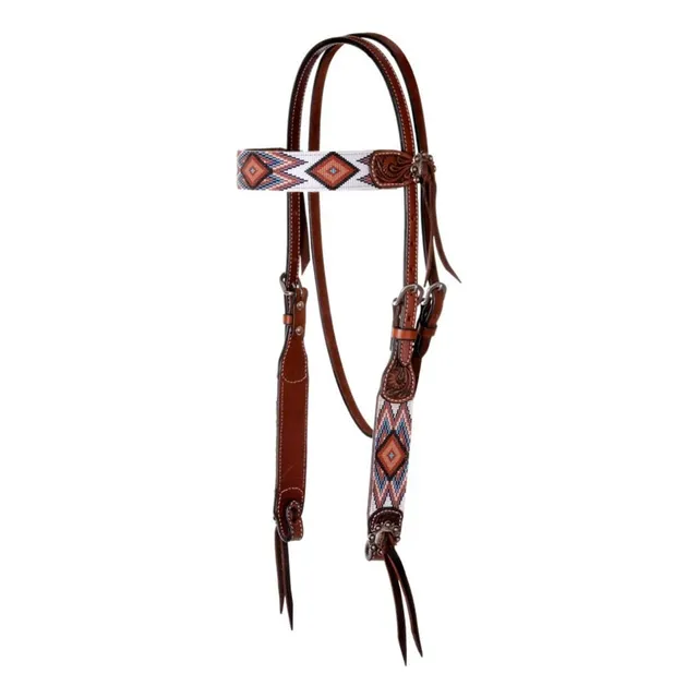 Circulo Infinity Bead Browband Headstall