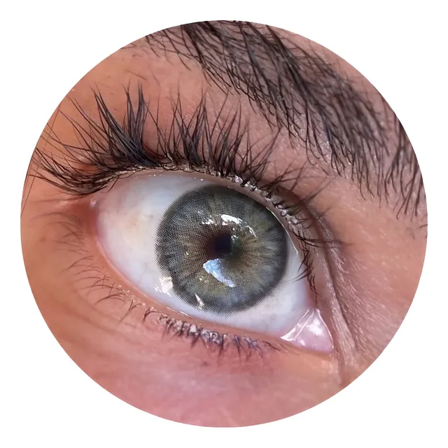 Lentes De Contacto Urban Layer Cleopatra Gray , 100% Natural