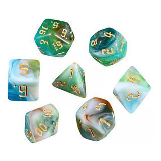 Fa 2 X 7 Piezas De Dados De Múltiples Caras Rpg Juguetes De Fa 2 X 7 Piezas De Dados De Múltiples Caras Rpg Juguetes De