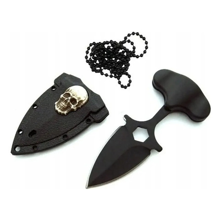 Mini Faca Push T Dagger Fulltang Pescoço Bainha Mini Faca Push T Dagger Fulltang Pescoço Bainha