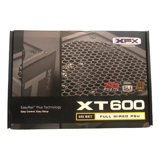 Fuente Xfx 600w Xt600 Full Wired 80 Plus Bronze Gamer Nueva