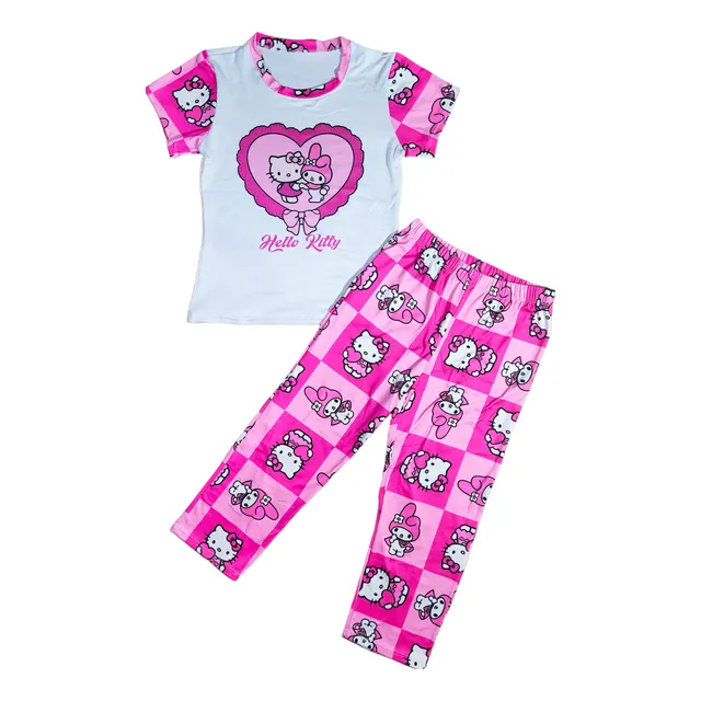 Pijamas Niña Piel De Durazno Pantalon