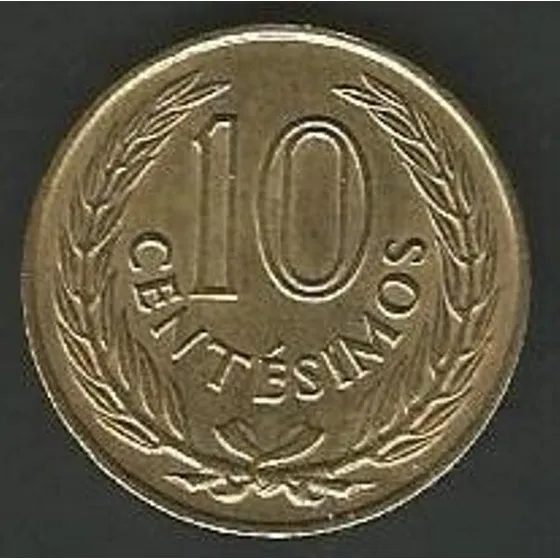 6910 Uruguai - 10 Centesimos 1960